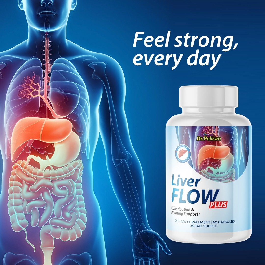 Liver Flow Plus- Liver Support- 4 Bottles- 240 Capsules