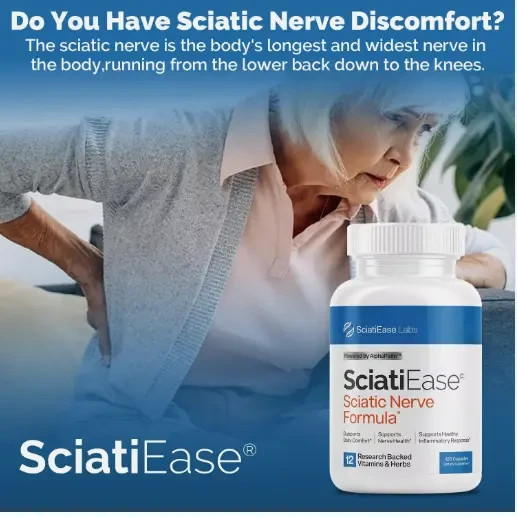 SciatiEase Labs Sciati Ease Sciatic Nerve Formula 120 Cap Fresh ! Exp 2027