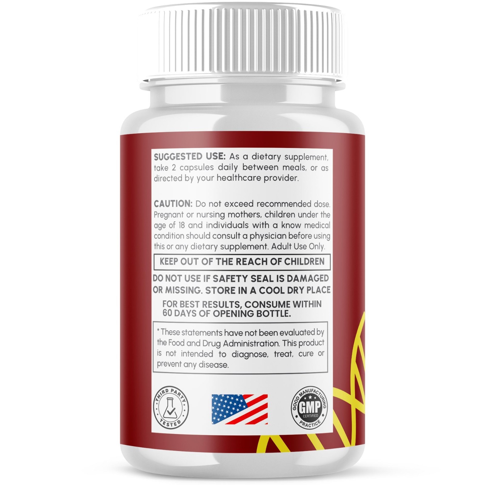 (2 Pack) Gluco Health Advanced Blood Support Supplement GlucoHealth 120 Capsules
