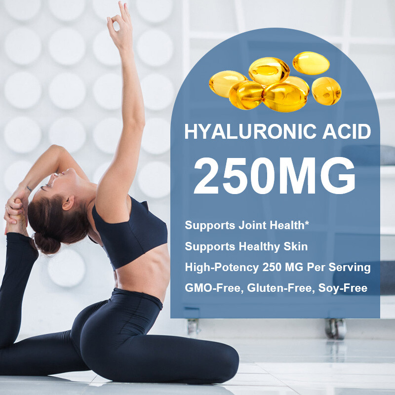 Hyaluronic Acid Capsules Supplement Support Healthy Joints Help Reduce Wrinkles
