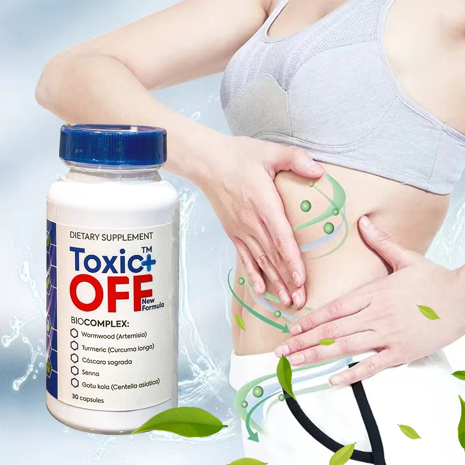 Off Toxic Plus 30 Capsules 1 Month Treatment New Formula
