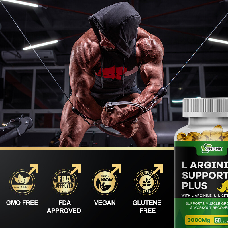 Nitric Oxide Booster L-Arginine, L-Citrulline 3000mg 120 Caps HIGHEST POTENCY