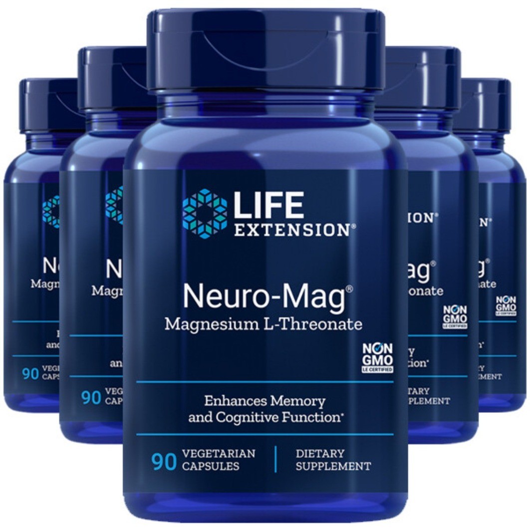 Neuro-Mag Magnesium L-Threonate Magtein Original mg Life Extension 2000