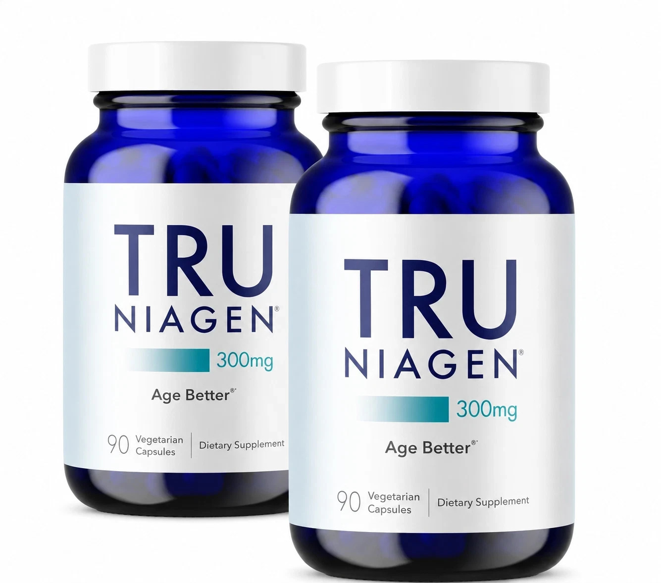 3 Pack Tru Niagen Nicotinamide Riboside Chloride 300mg 90 NR Vegetarian Capsules