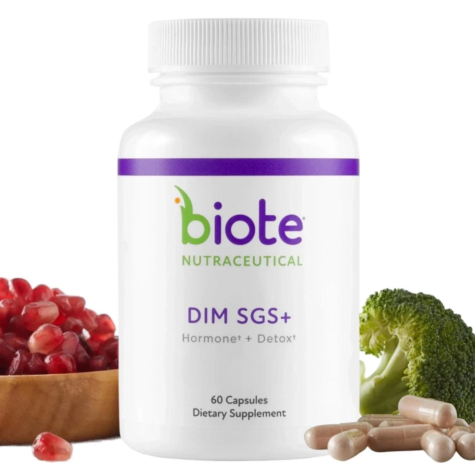3Pack Biote Nutraceutical – DIM SGS+, + Detox – 60 Capsules