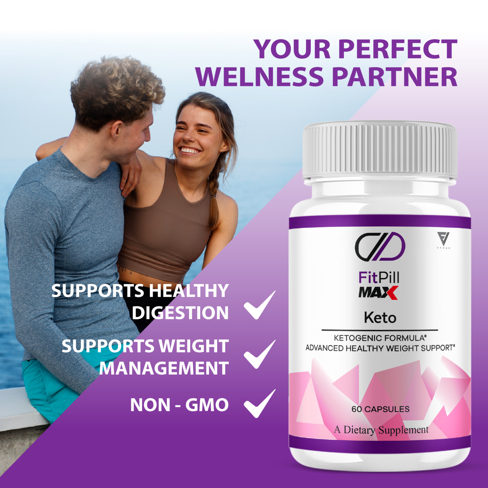 (3 Pack) Fitpill Max Keto Supplement, Fitpill Weight Management (180 Capsules)