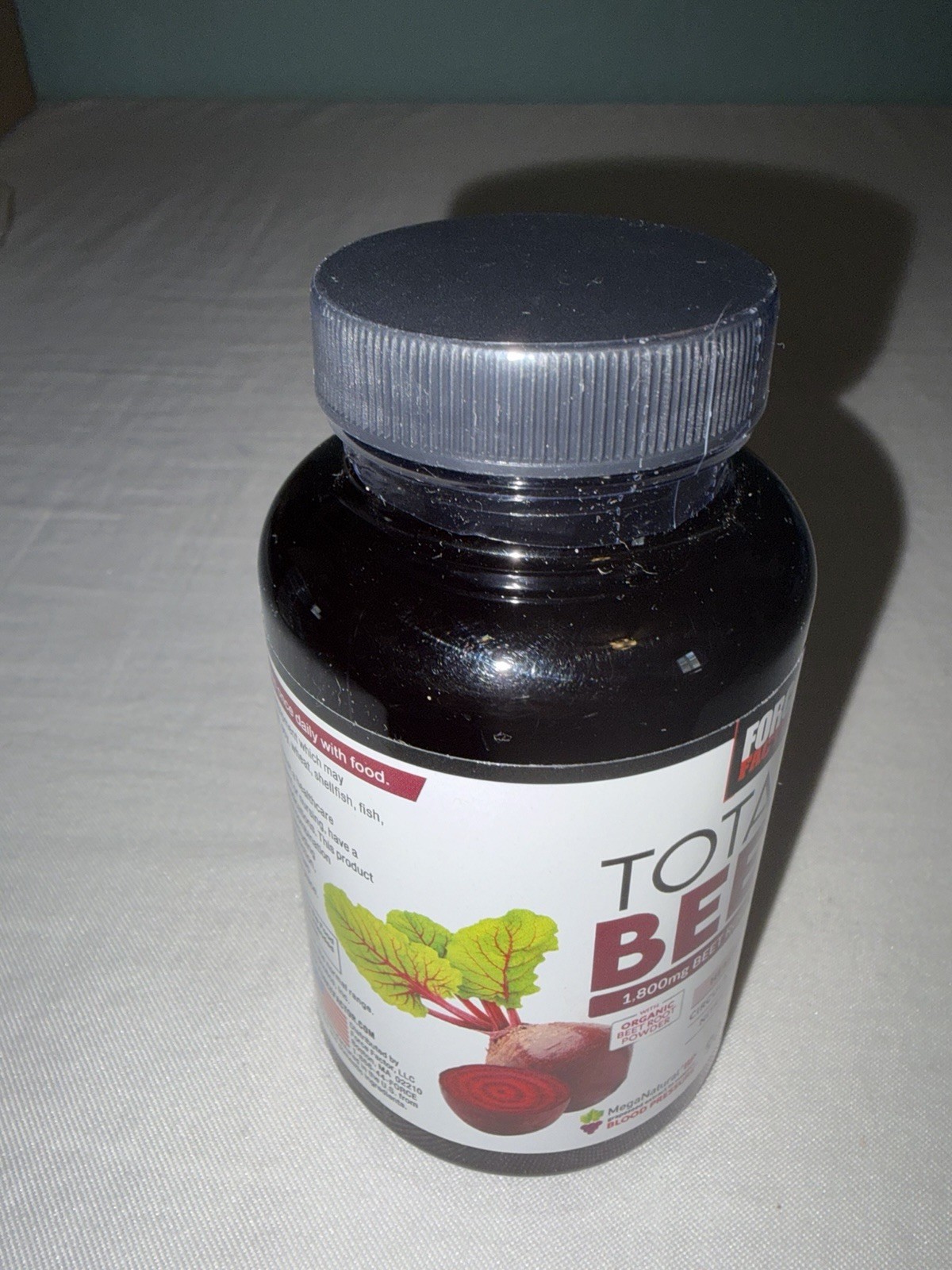 Force Factor total beets 90 Capsules Supports Healthy Blood Pressure Exp 04/29