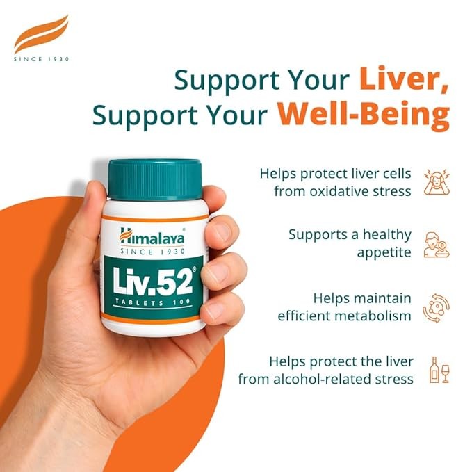 2 Packs 100% Natural Himalya Health Care Lv 52 200Tabs US Shipped