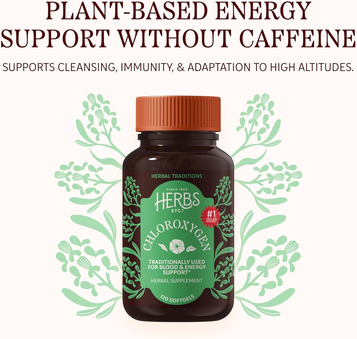Chlorophyll Softgels for Daily Detox & Energy Boost – 120 Capsules, Natural Form