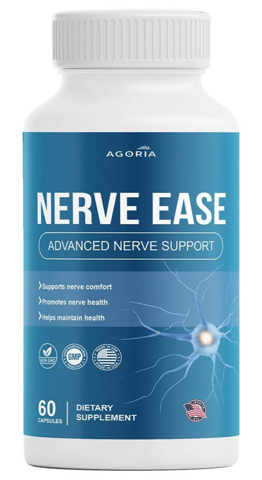 (1 Pack) Nerve Ease Nootropic Nerve Support Max Supplement, NerveEase Capsule