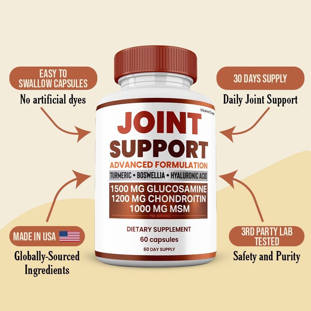 Joint Support Capsules, Max Strength, Joint Support Supplement (3 pack)
