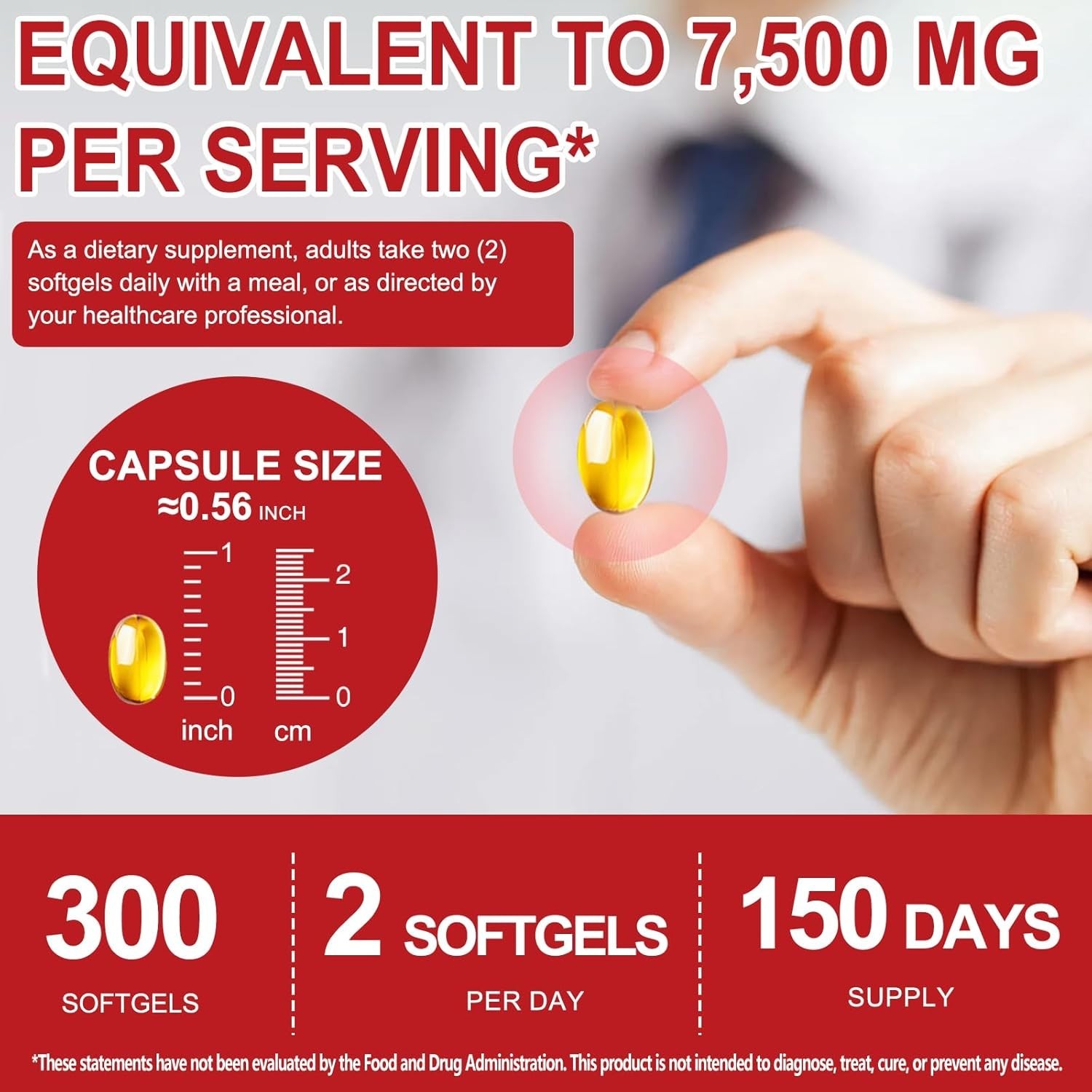 2 PACK Elare Aged Garlic Extract, 300 Softgels, 7500mg Odorless | Heart & Immune