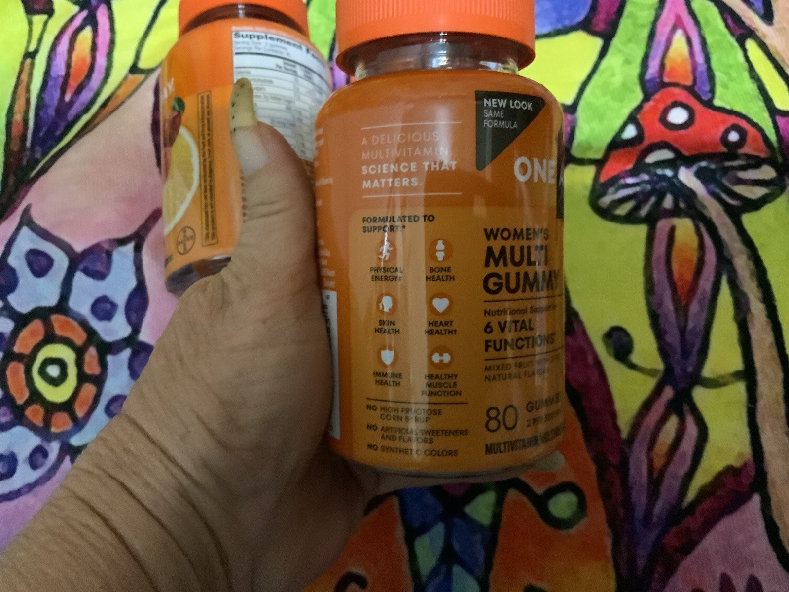 2~One A Day Women’s Multivitamin Gummies with B Vitamins & Biotin, Exp: 2027