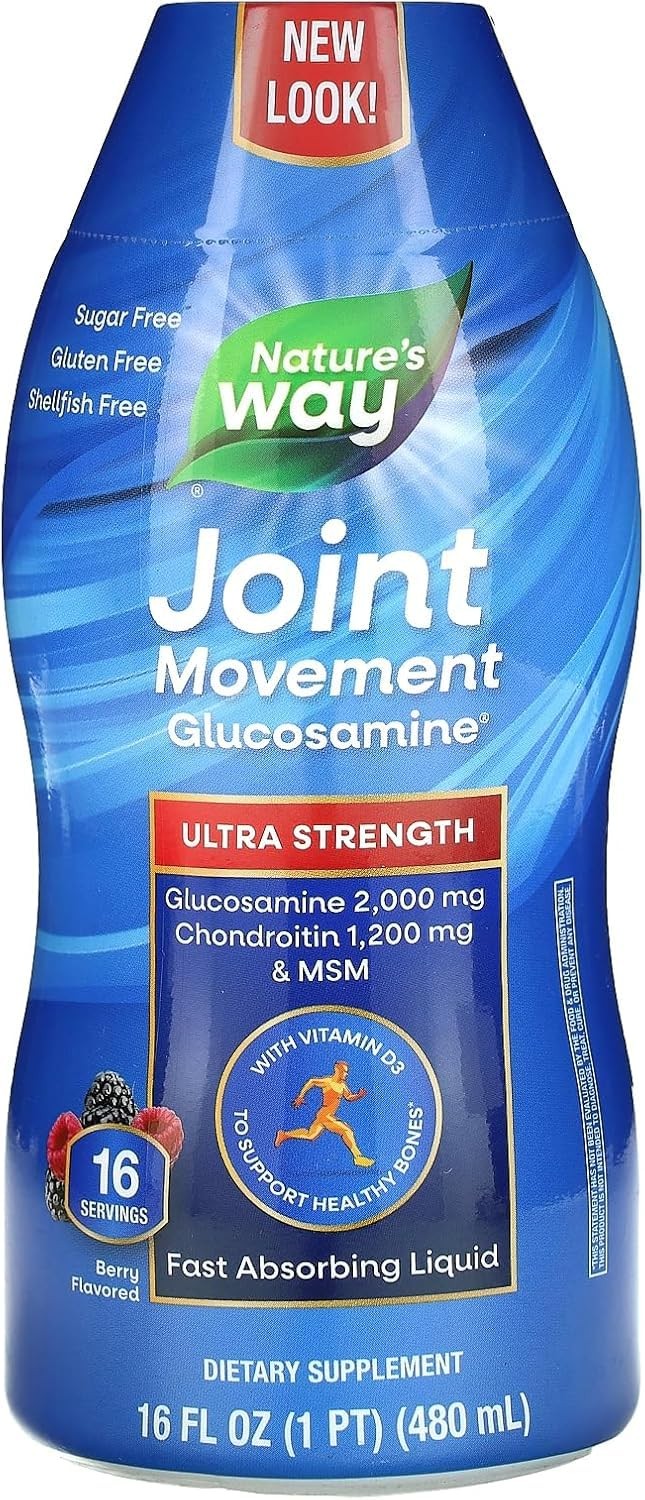 Nature’s Way Joint Movement Glucosamine Liquid, 16 Oz