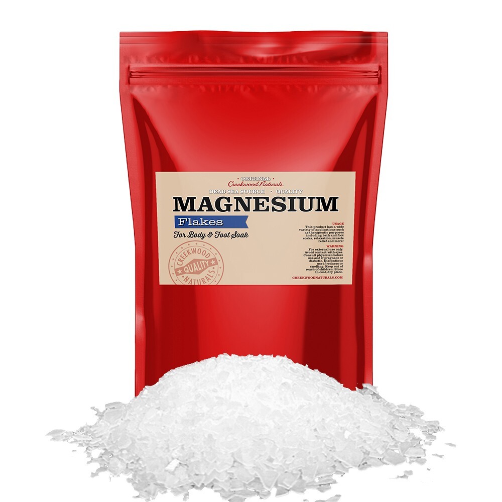 Magnesium Chloride Flakes – Pure Dead Sea Magnesium For Body Holistic Health