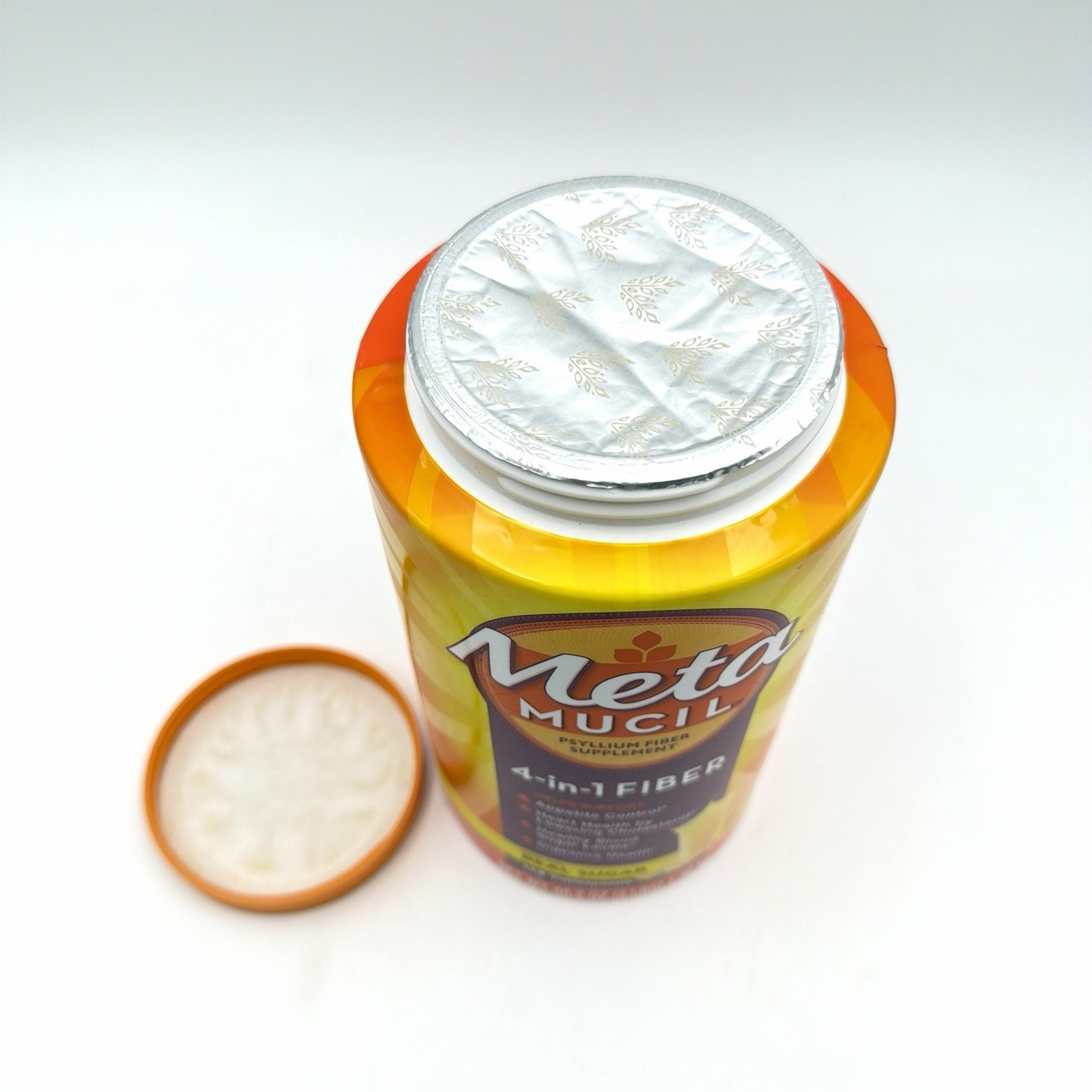 Metamucil Psyllium Fiber 4-in-1 Orange Powder 48.2 oz 3lb New Sealed Exp 12/2028