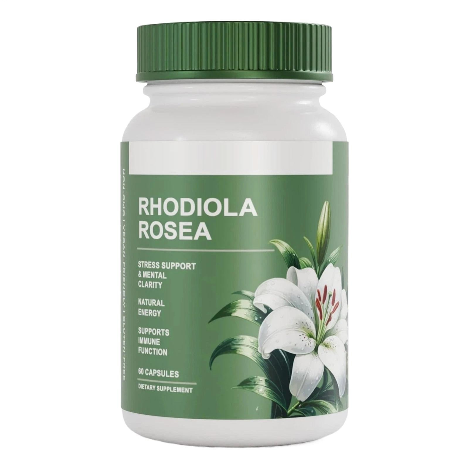 (3 PACK) Salvora Rhodiola Rosea Supplement–Golden Root Adaptogen Capsules 180PCS