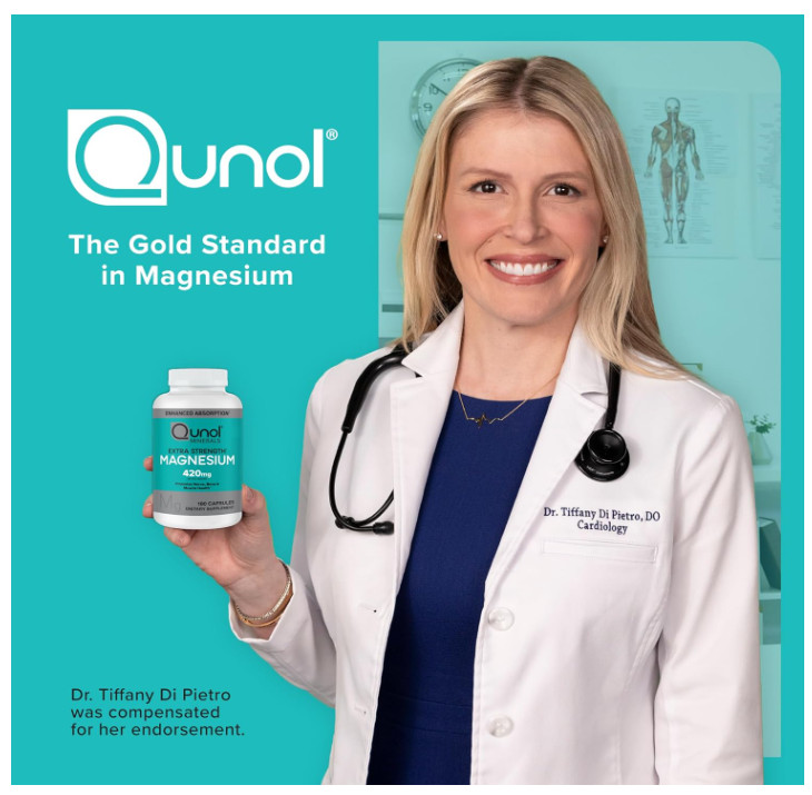 Qunol Magnesium Capsules 420mg, 100% DV, High Absorption Magnesium Supplement, E