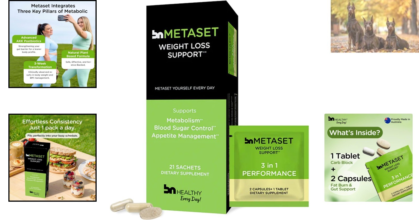 Metaset Metabolism Support: 21 Convenient Sachets for Weight Loss & Energy Boost