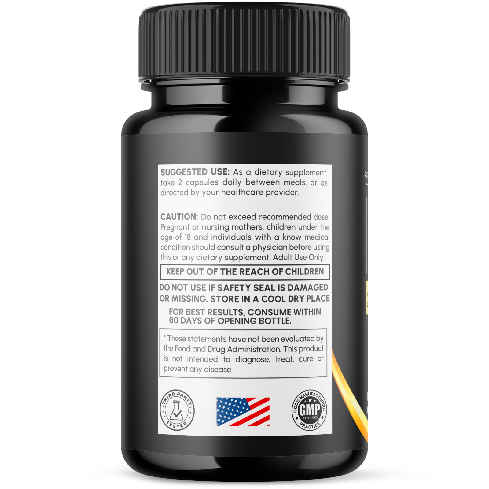 (1 Pack) Men’s Growth Advanced Male Support Supplement Men’sGrowth 60 Capsules