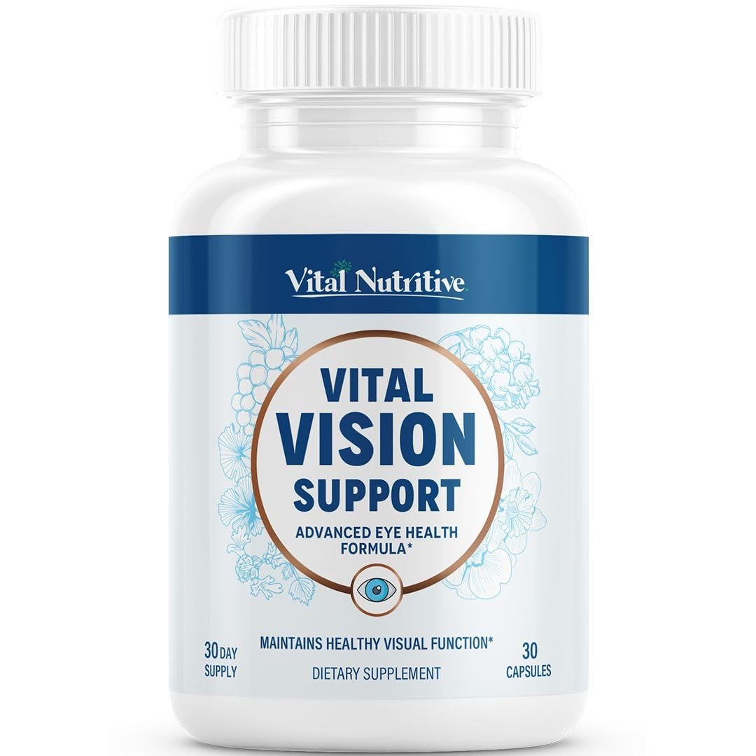 Vital Vision Support – Eye Health Supplement with Vitamin A Lutein Beta Carot…
