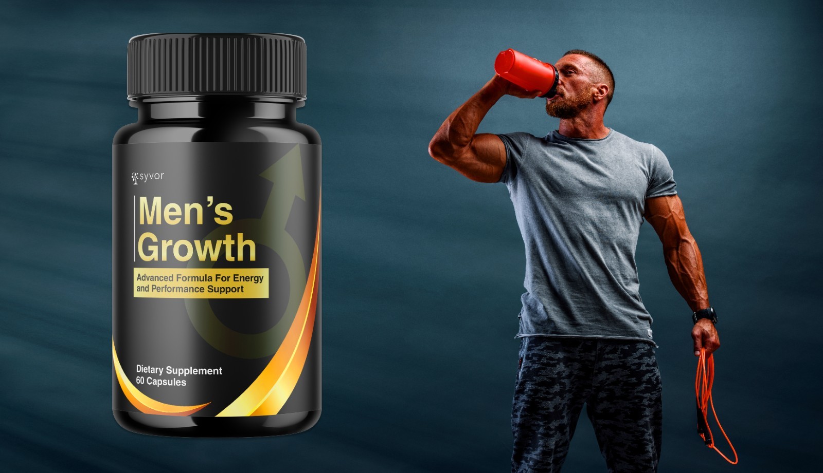(1 Pack) Men’s Growth Advanced Male Support Supplement Men’sGrowth 60 Capsules