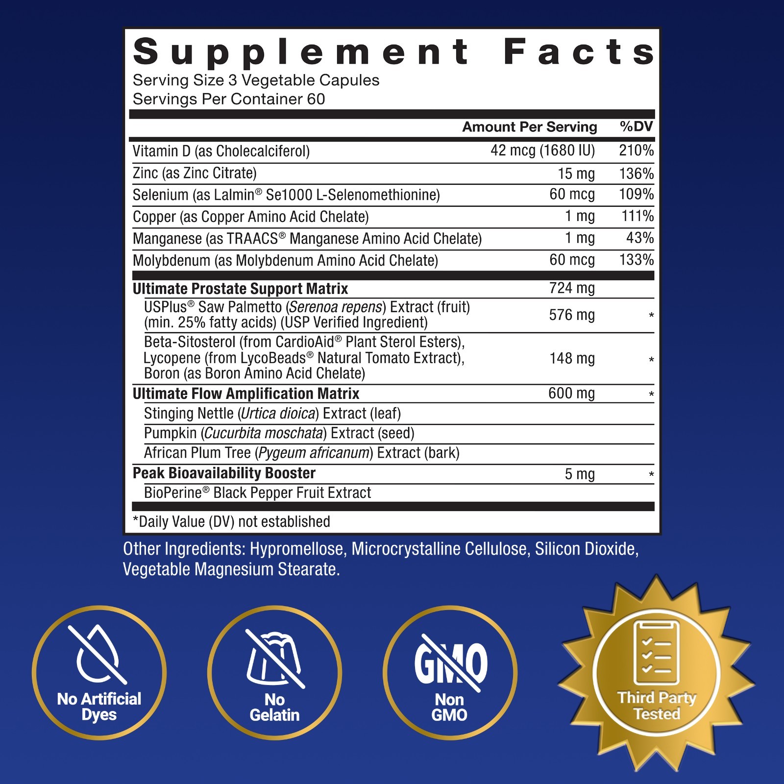Force Factor Prostate Ultimate Saw Palmetto Nettle Urinary Flow Bladder 180ct