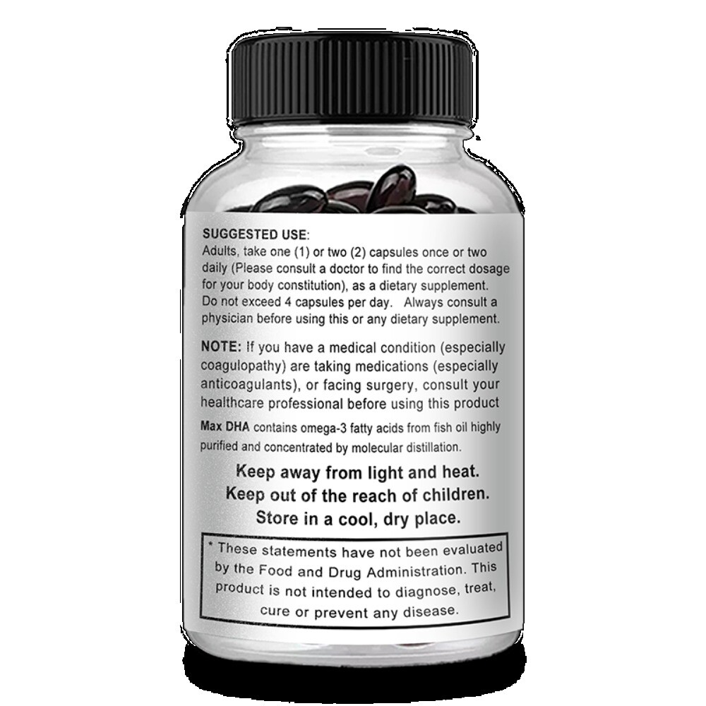 Max Lecithin -1200 Mg – Non-GMO- 30/60/120 Capsules-Regulate blood lipids