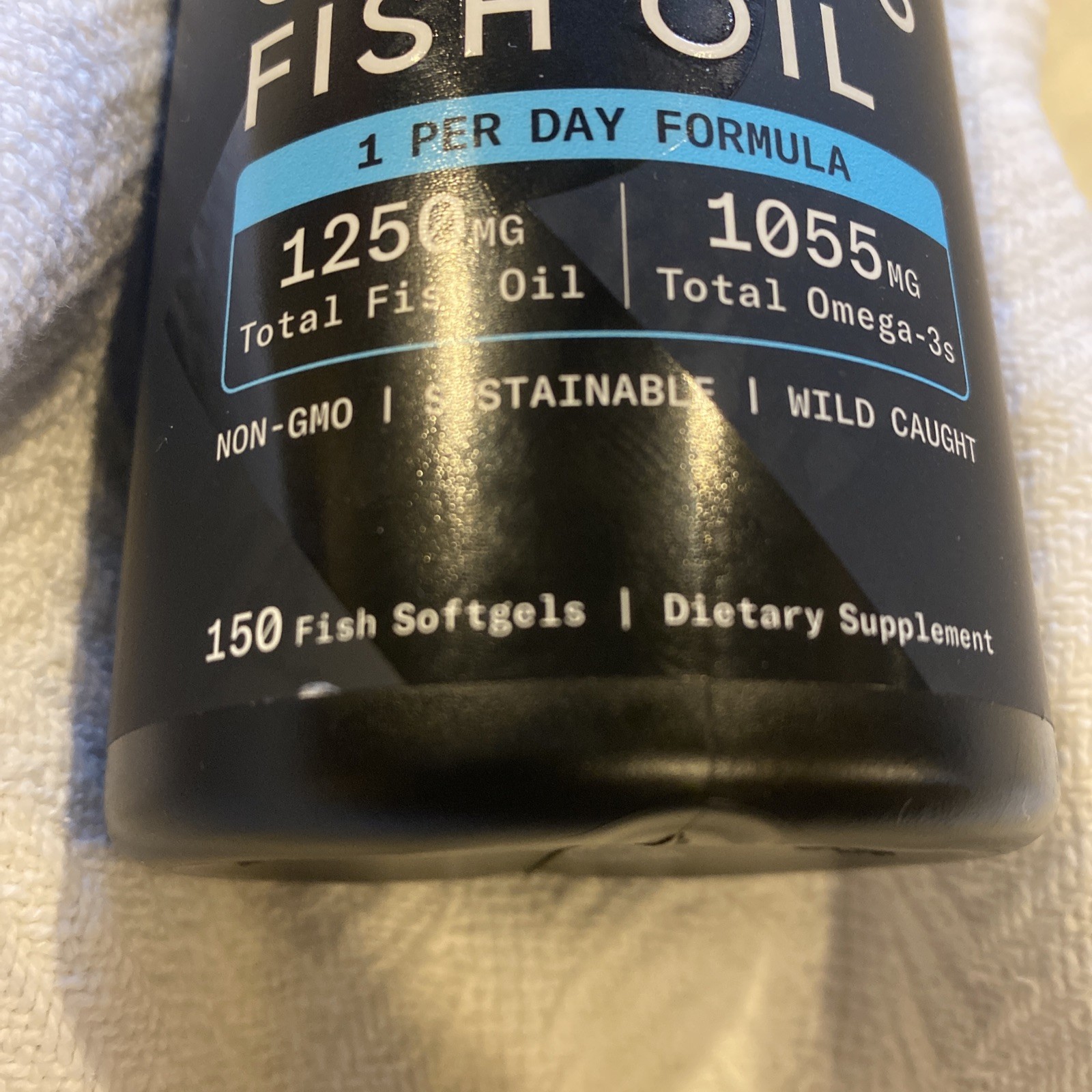 Sports Research Omega-3 Fish Oil Triple Strength 150 Softgels 1250mg Exp 08/2028