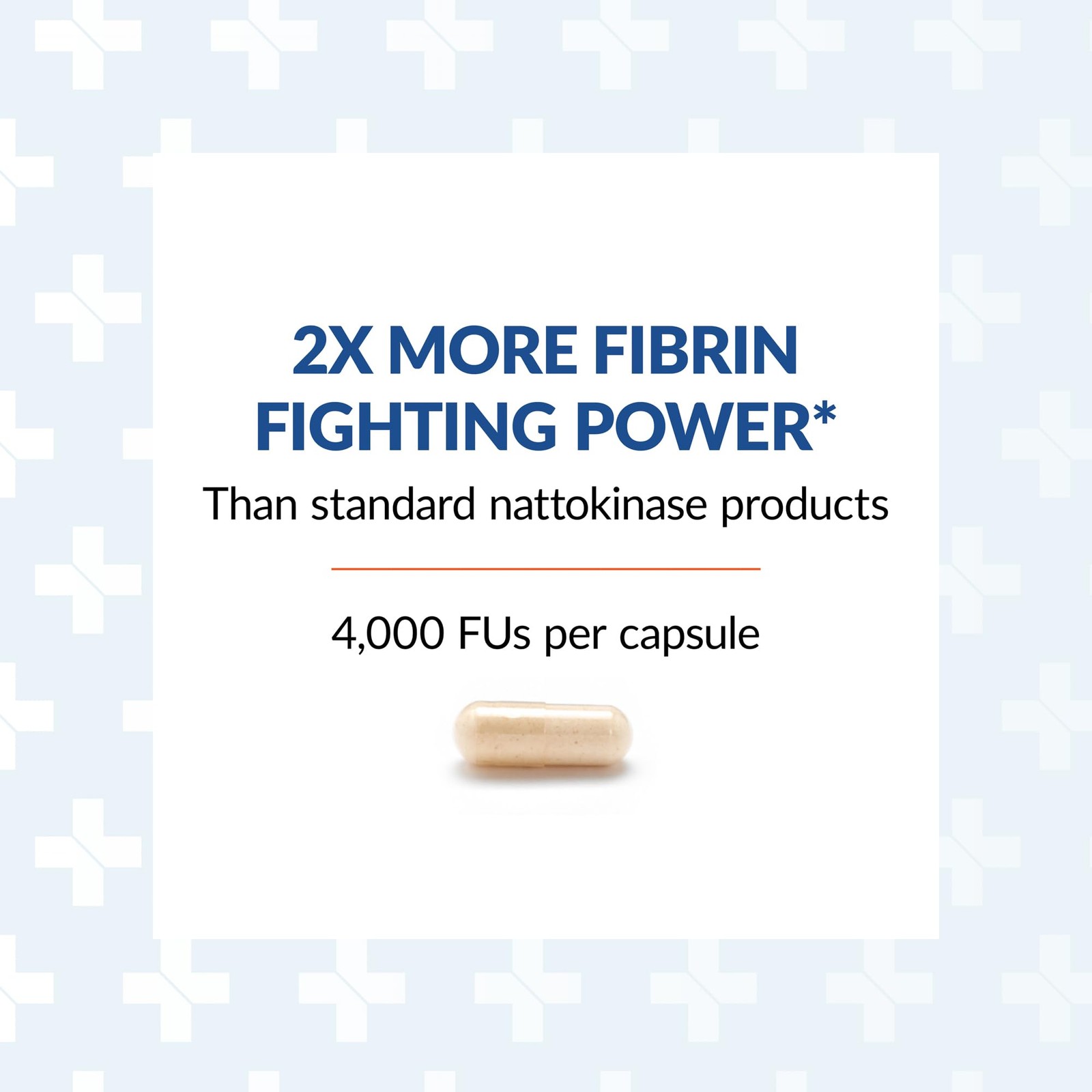 Nattokinase Supplement Pure Double Strength 4,000 FUs per Capsule 180 Count