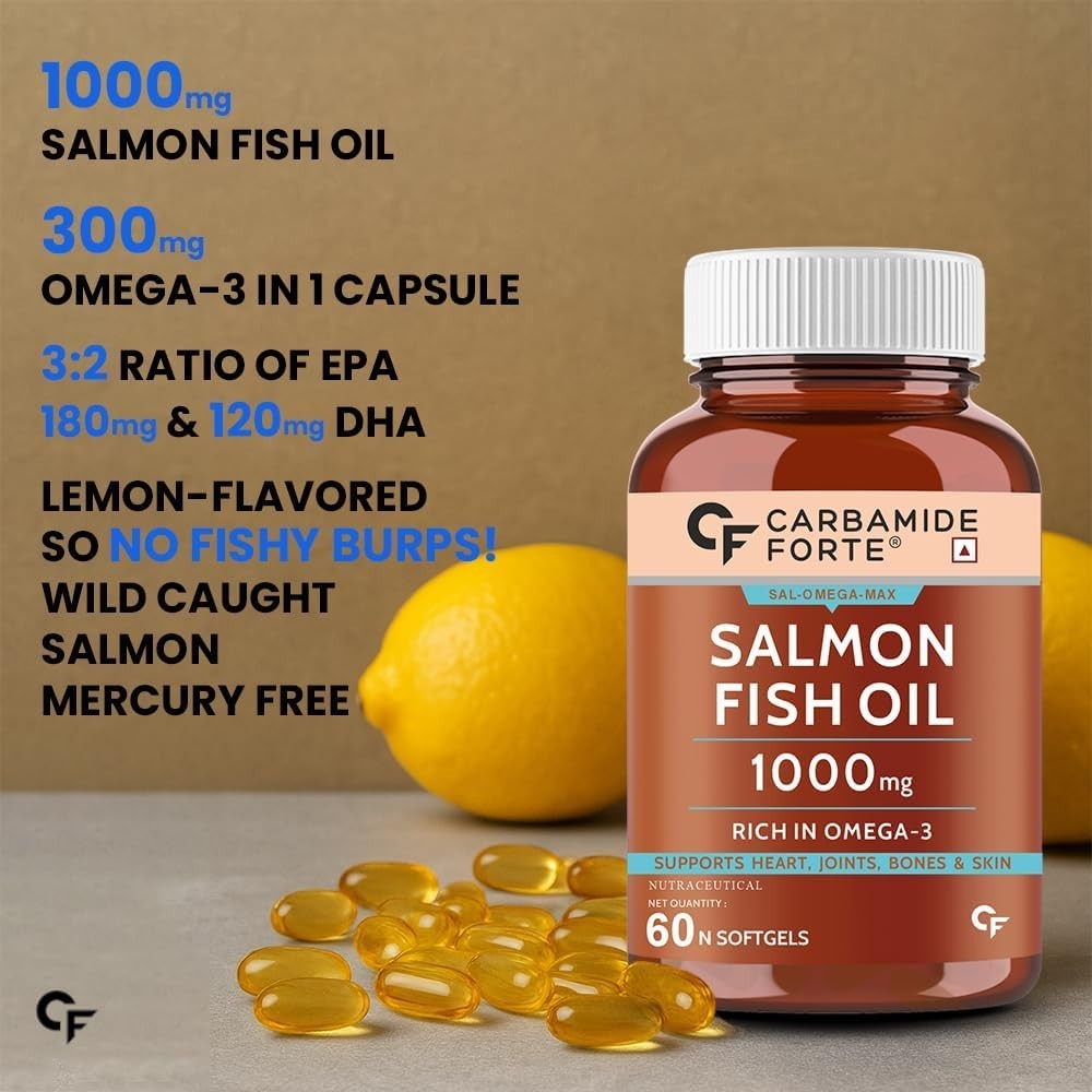 Carbamide Forte Multivitamin Tablet for Men with Probiotics & Salmon Omega 3 Tab