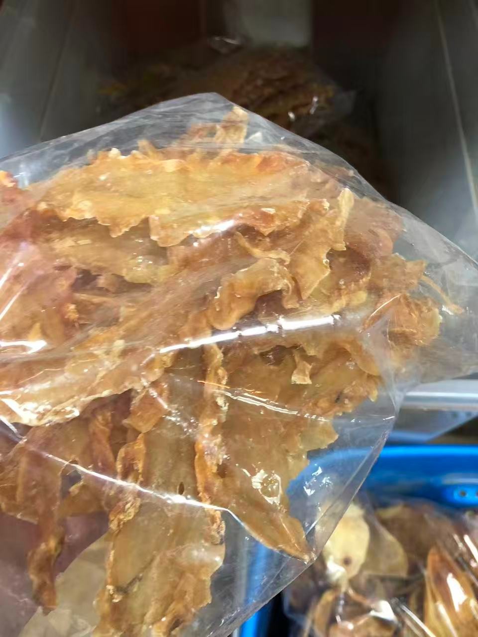 半磅装挪威鳕鱼胶Half Pound/Bag Dried Norwegian Cod Maw wild caught fish maw-U.S Seller