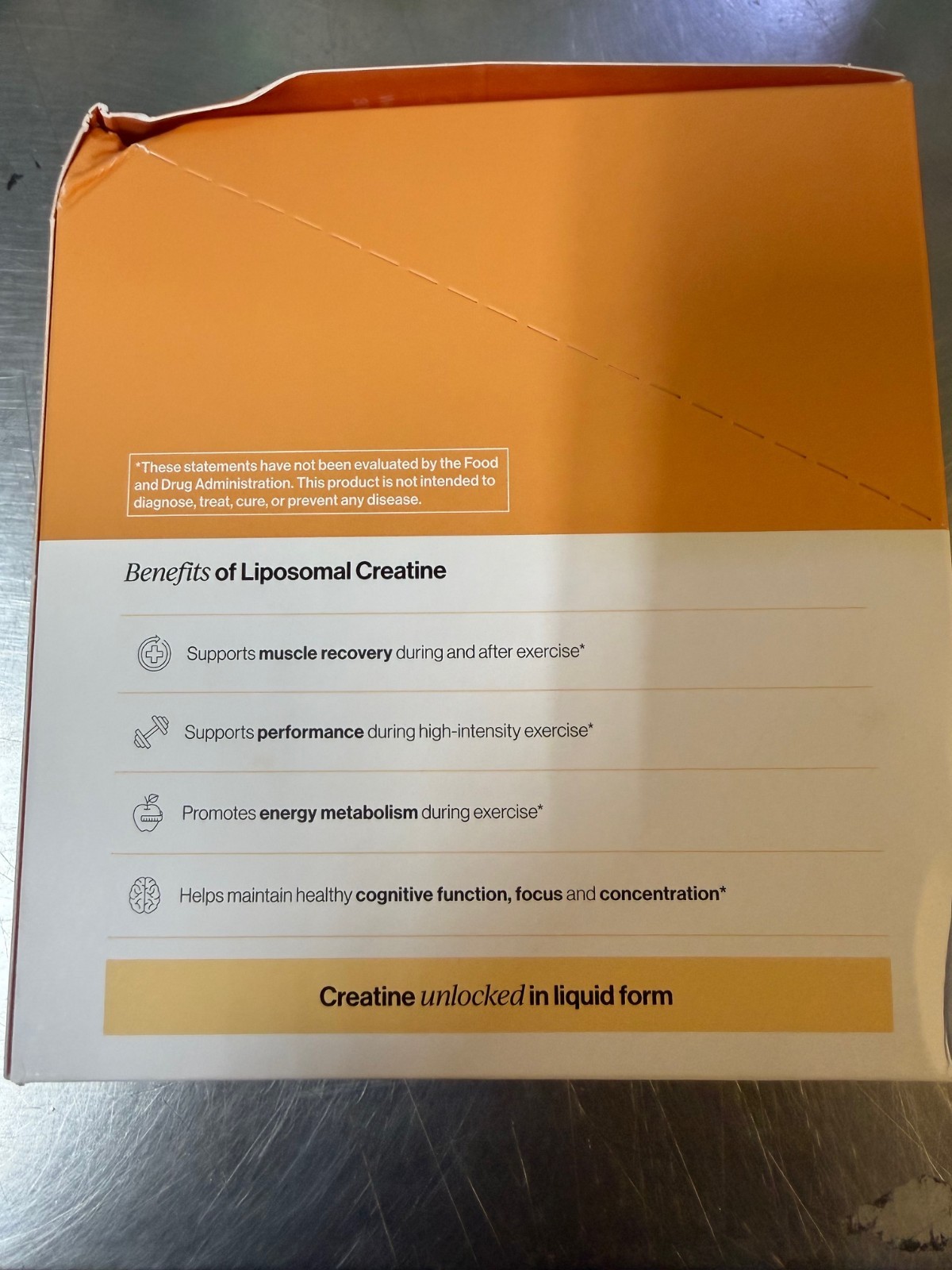 12ct – 1oz Cymbiotika Advanced Creatine 5g Tangerine Vanilla Exp 11/2026
