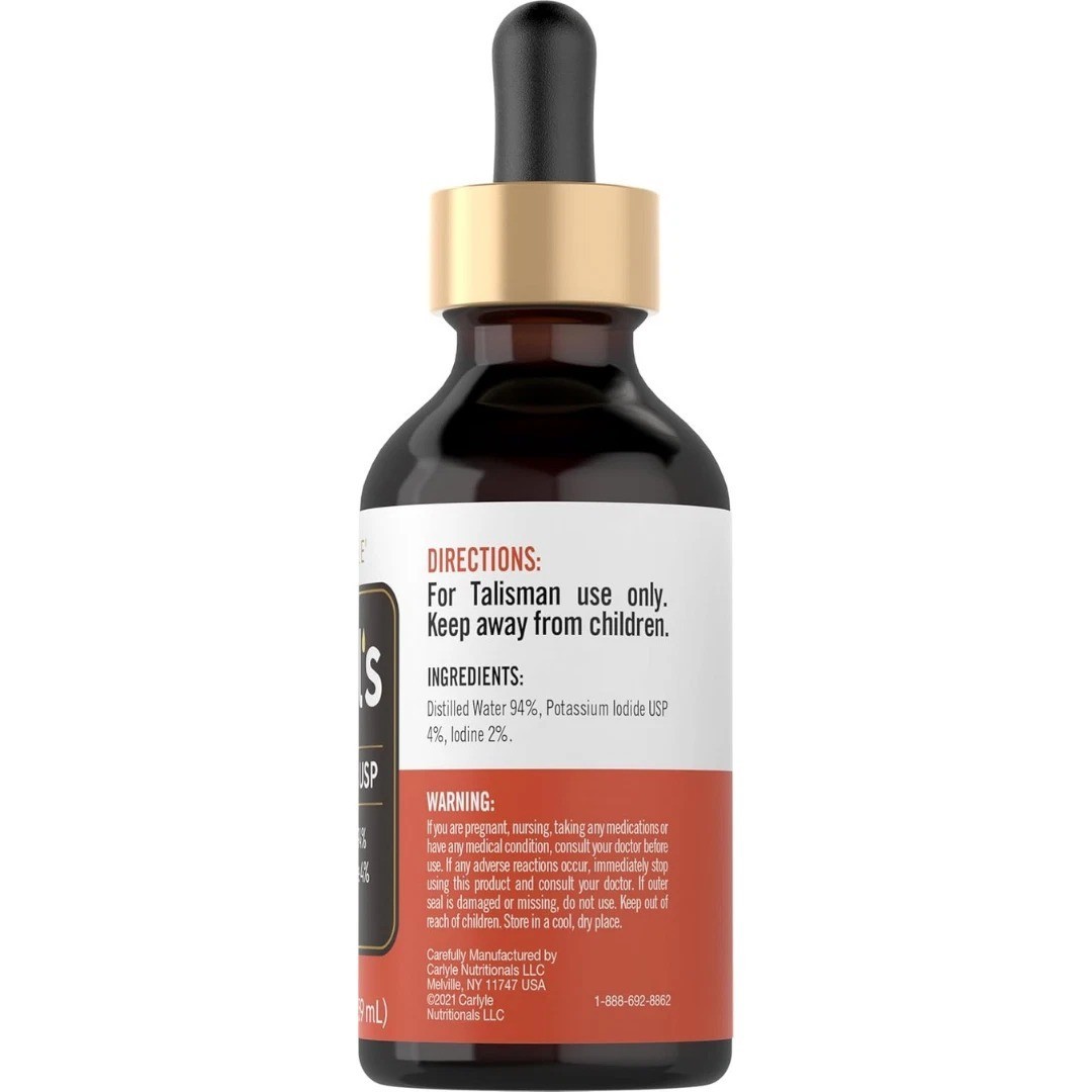 Lugols Iodine 2 Percent 2 Fl Oz Potassium Iodide and Solution