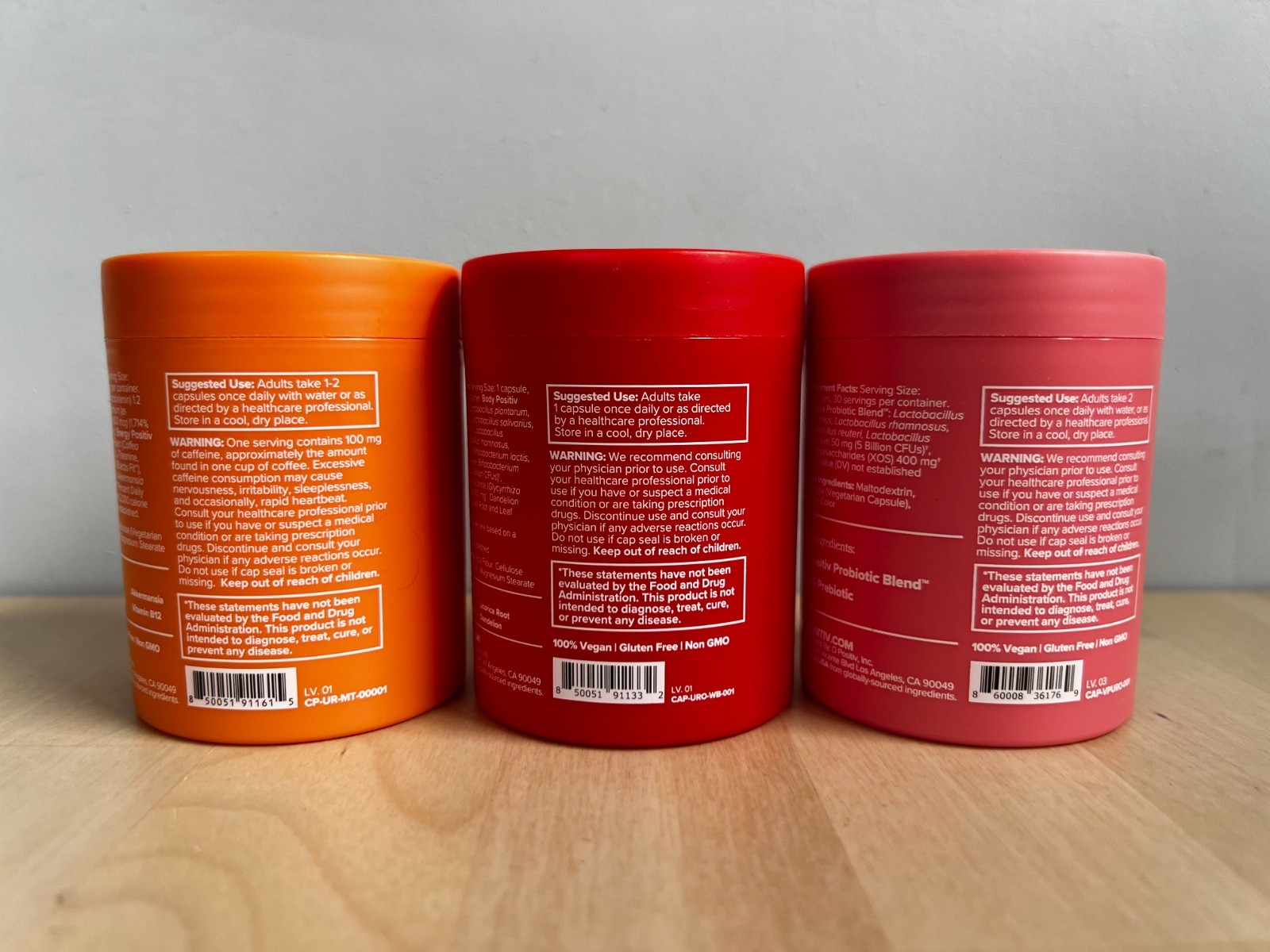 O Positiv Health Probiotic Whole Body Metabolism Vaginal NEW Lot of 3