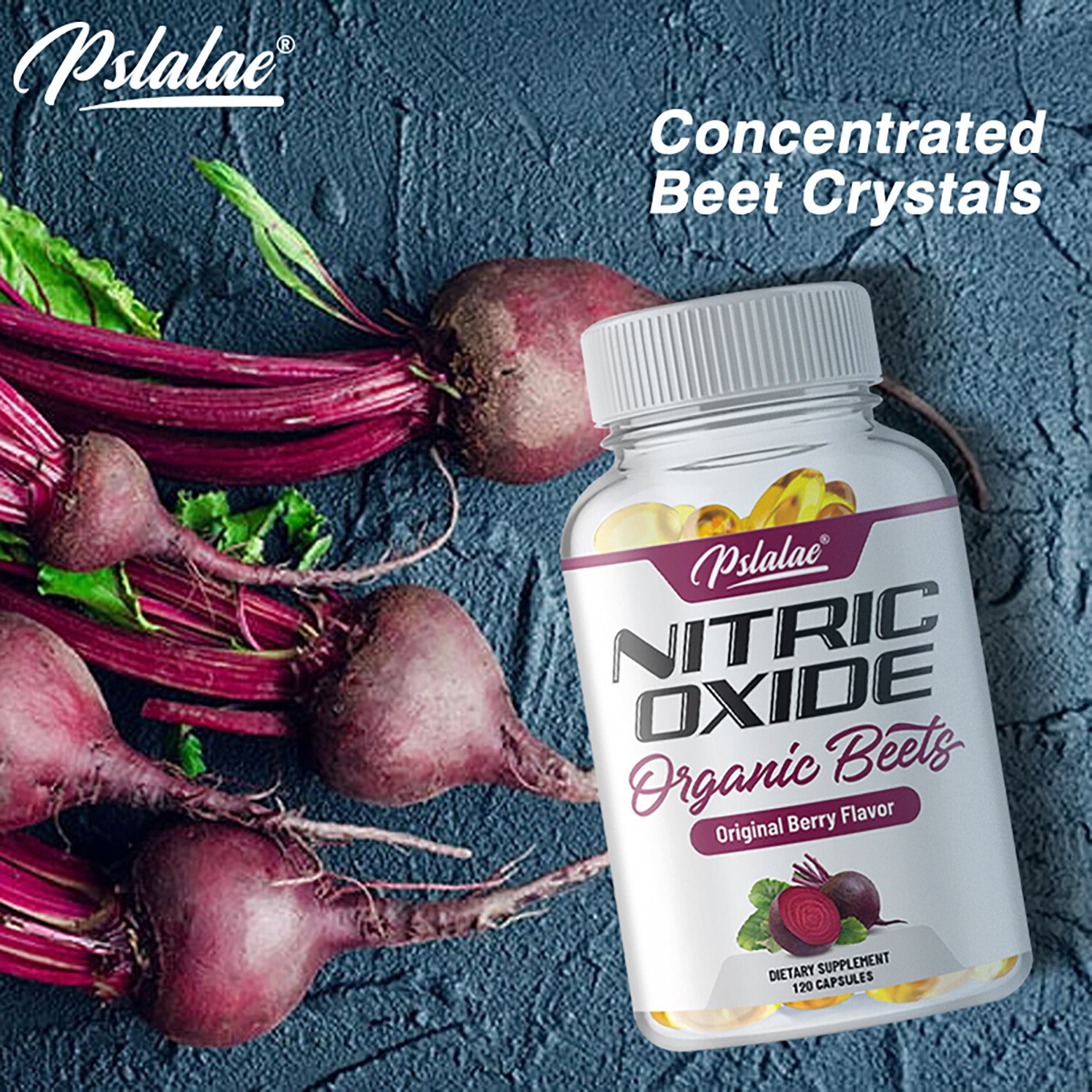 Nitric Oxide Supplement – with Organic Beet Root-Support Healthy Blood Pressure