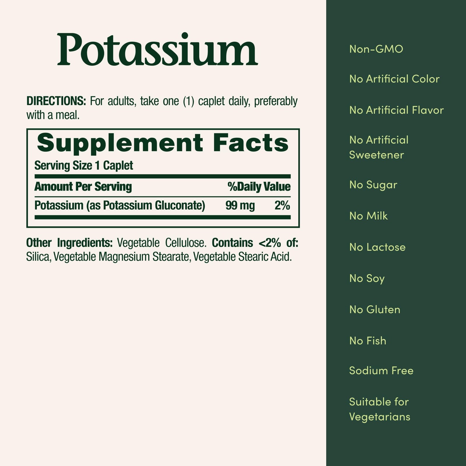 Nature’s Bounty Potassium 99mg, Supports Fluid Balance 100 Count (Pack of 1)