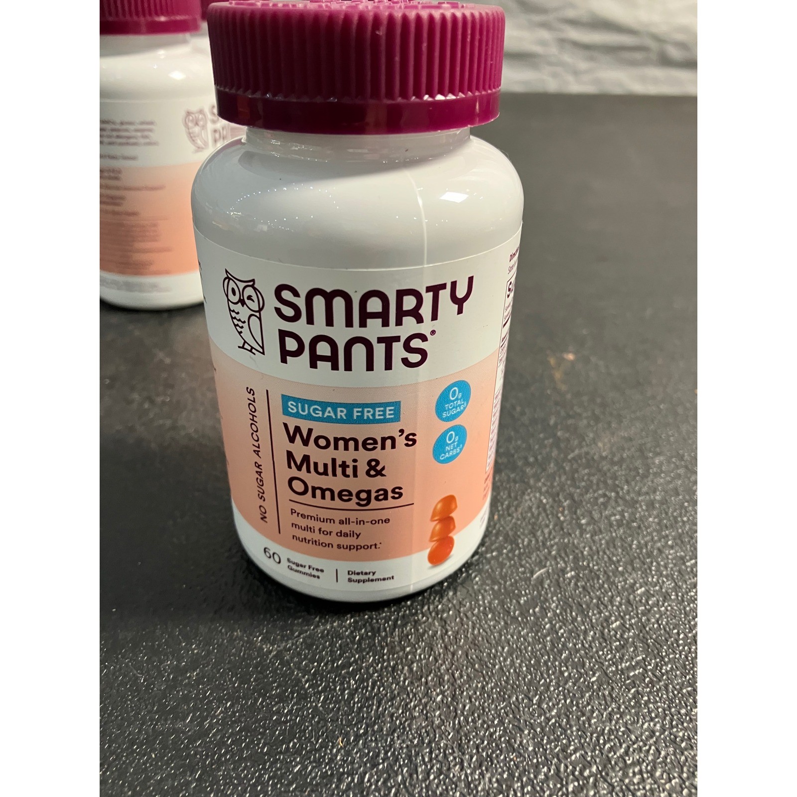 SmartyPants Sugar Free Womens Multi & Omegas 60ct Gummies Lot of 5 Exp 12/26