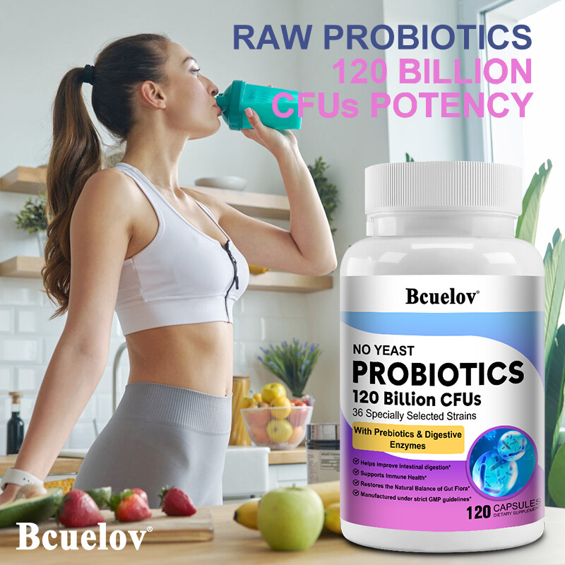 120 Billion Probiotics CFU Potency Gut Health 30/60/120Caps Probiotic Supplement