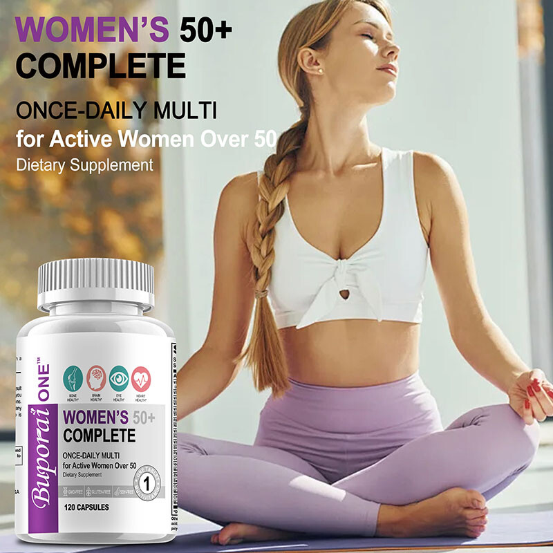 Women’s 50+ Complete – Multivitamins, Minerals – Supports Heart and Skin Health