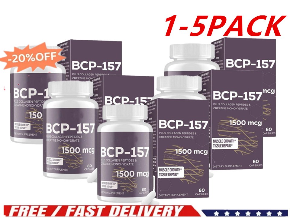 .2X Peptide Collagen Formula 157ct Capsules Promotes Growth Muscle High Purity~