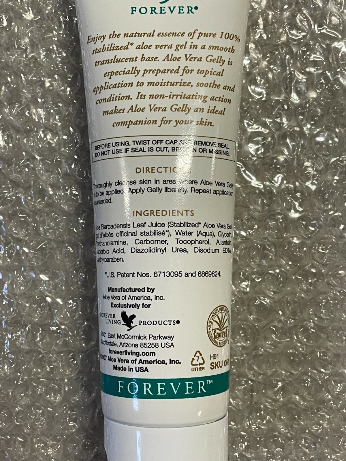 Forever Living Aloe Vera Gelly 4fl.oz (118 ml) **Free Shipping – Exp:01/25**