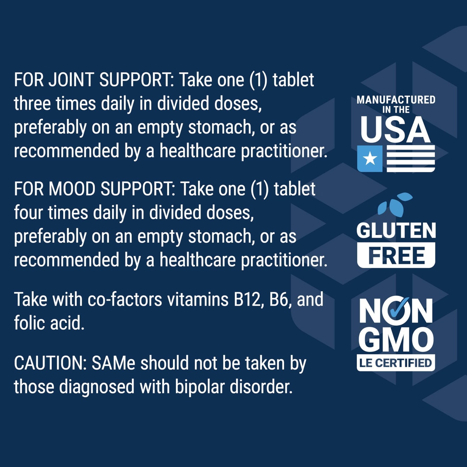Mood & Joint Support Tablets – 30 Count | Liver Health, Gluten-Free, Non-GMO, Ve