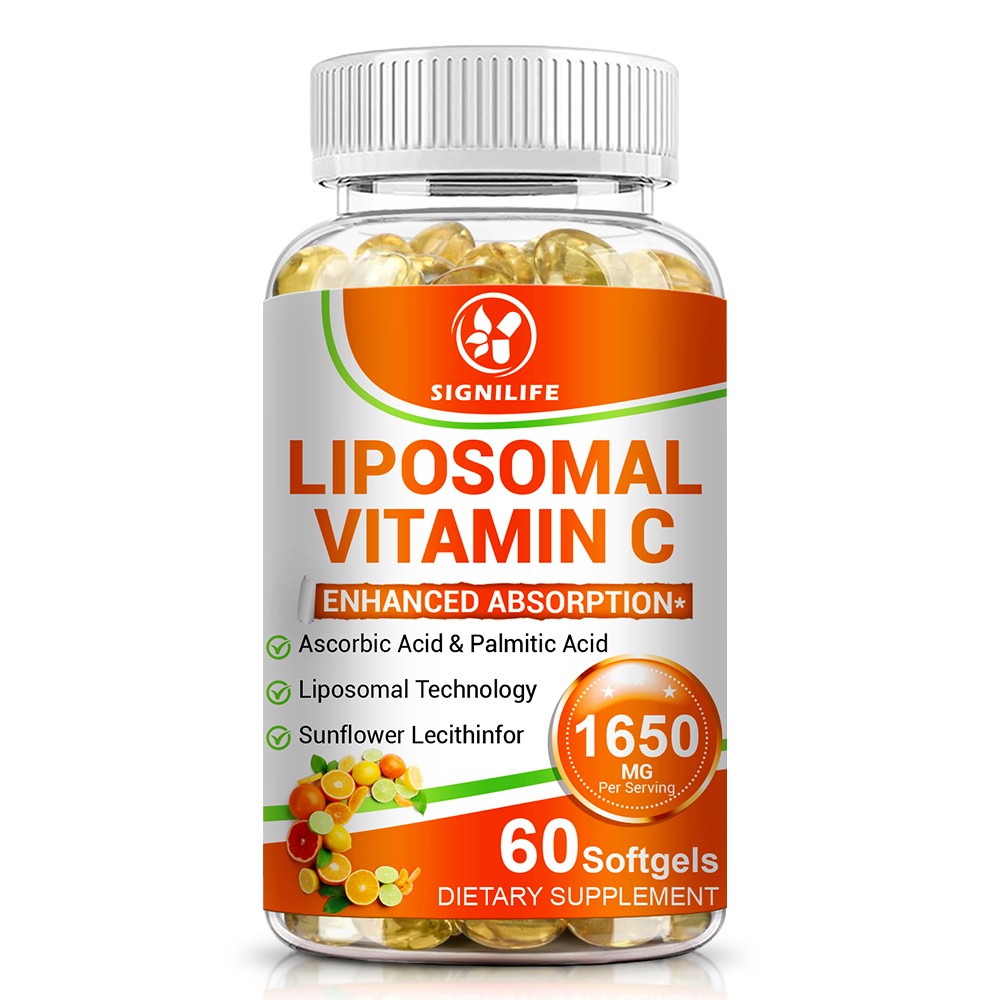 Liposomal Vitamin C 1650mg -120 Capsules – High Absorption Supplements