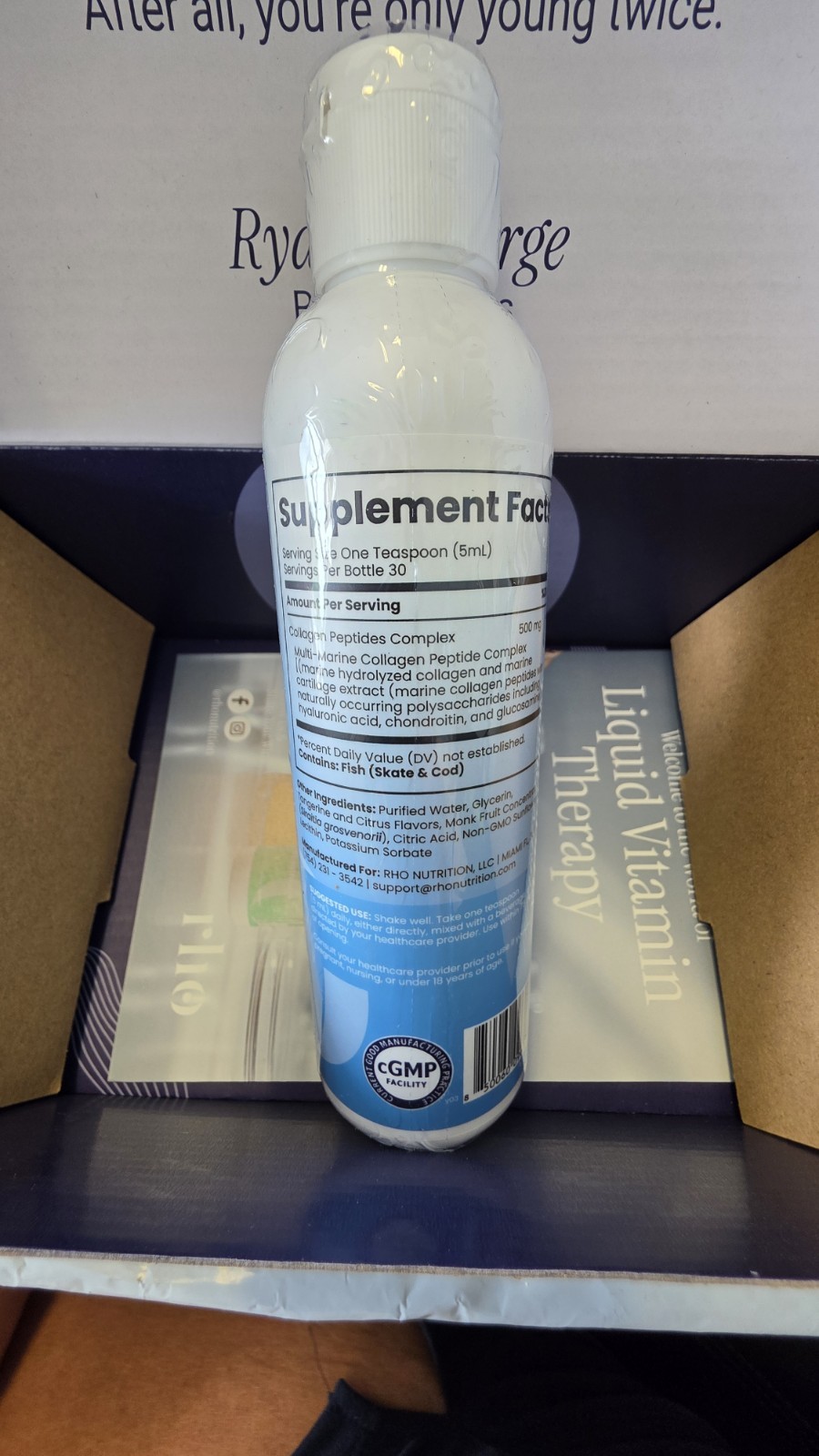 Rho Nutrition Liposomal Collagen Peptides – 5 fl oz
