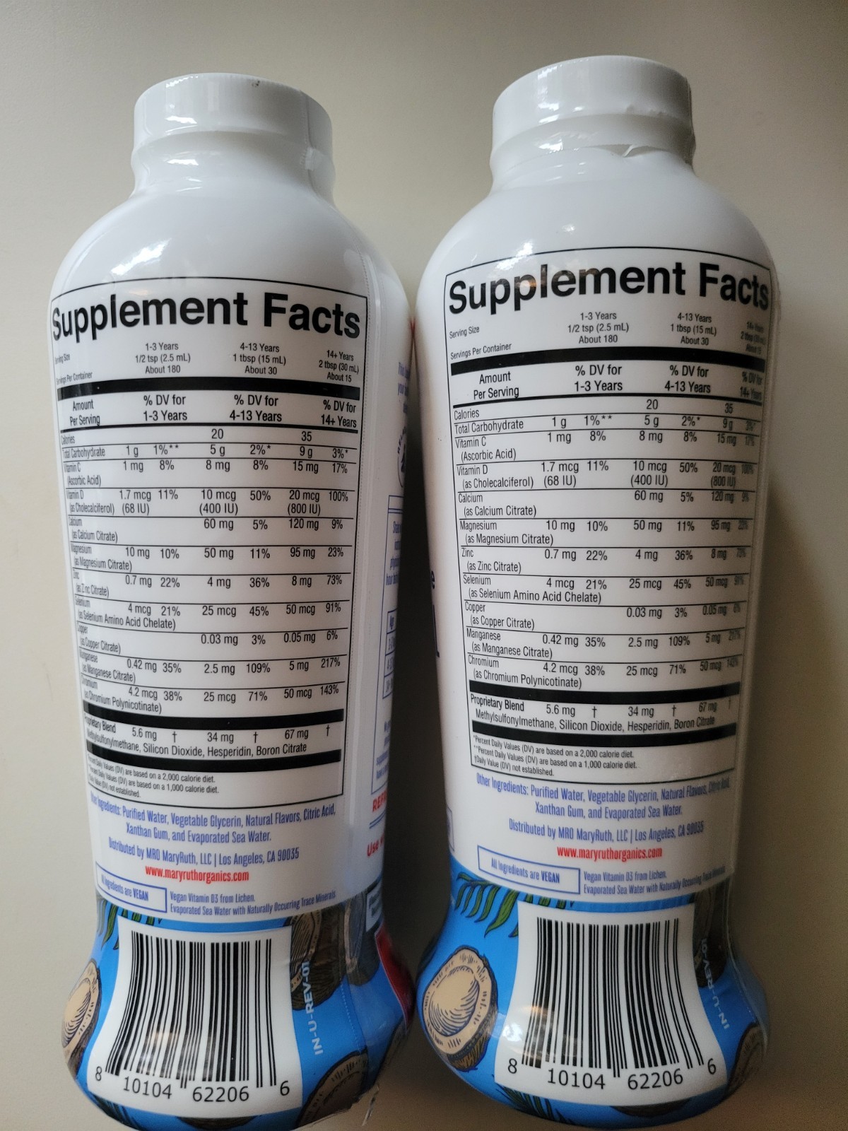Mary Ruth’s Liquid Nighttime Multimineral Coconut Dream 15.22 fl oz 2 Pack 12/26