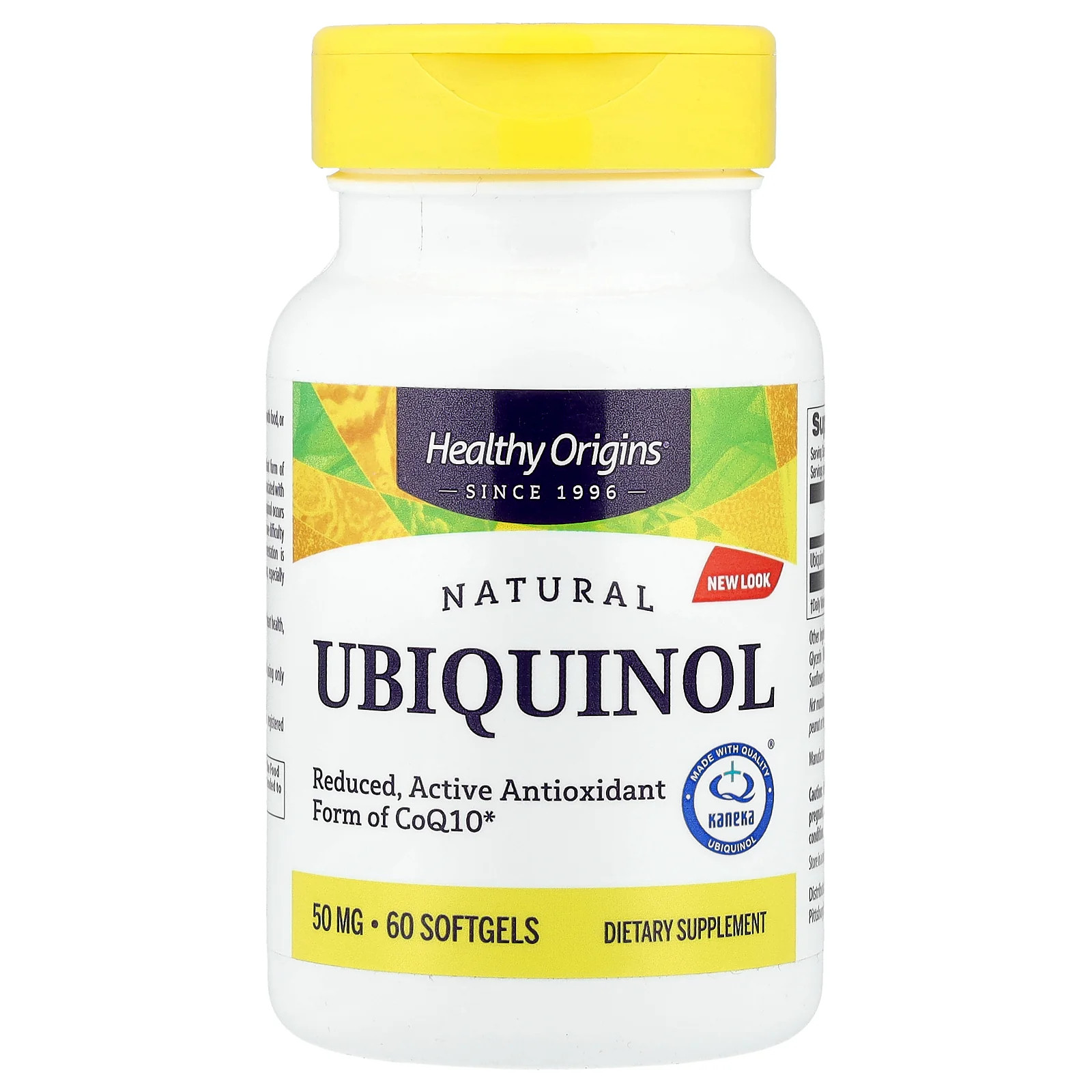 2 X Healthy Origins, Natural Ubiquinol, 50 mg, 60 Softgels