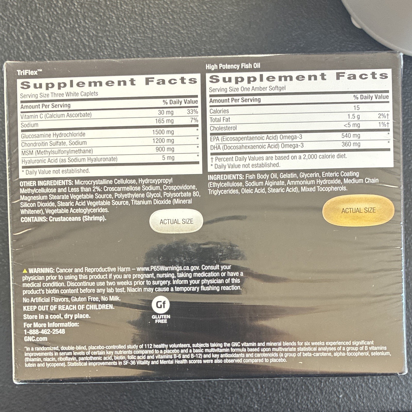 GNC Mega Men Joint Vitapak Men’s Vitamin Gluten-Free 30 Packs 30Day 09/26