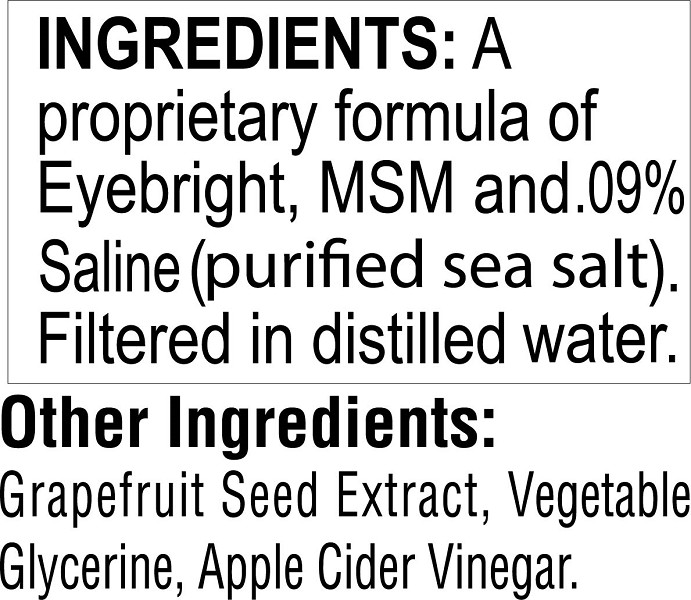Wisdom of the Ages® – Eyebright Drops – 1 fl oz – All Natural Eye Drops
