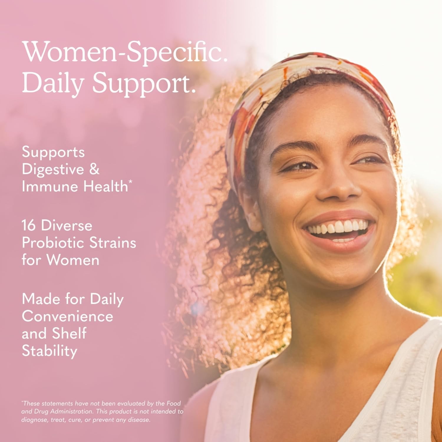 Once Daily Women’s Probiotics with Organic Prebiotics – 50 Billion CFU Formula
